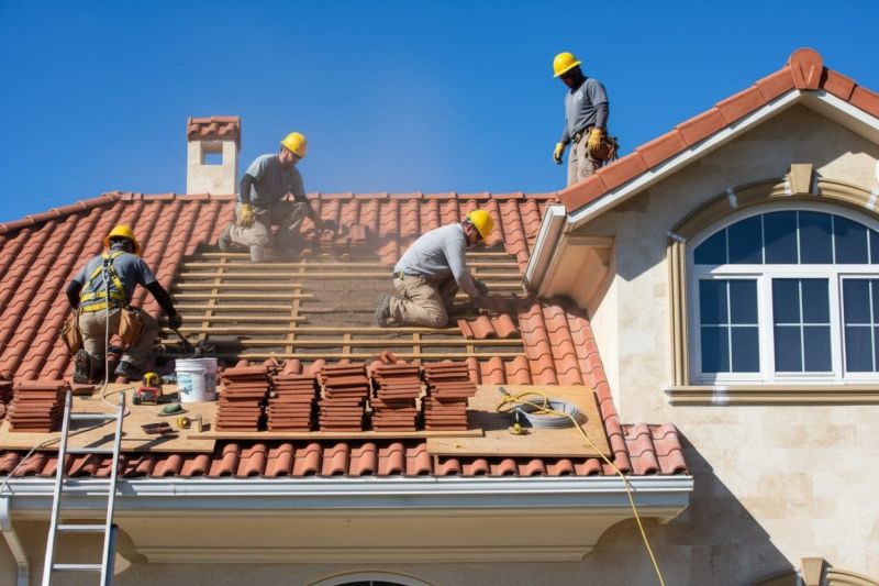 Clay Tile Roof Installation