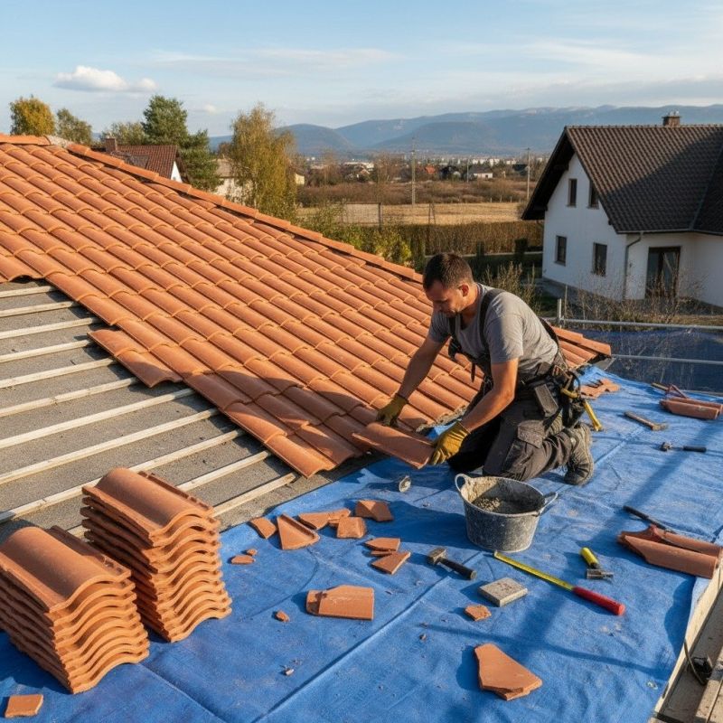 Clay Tile Roof Installation