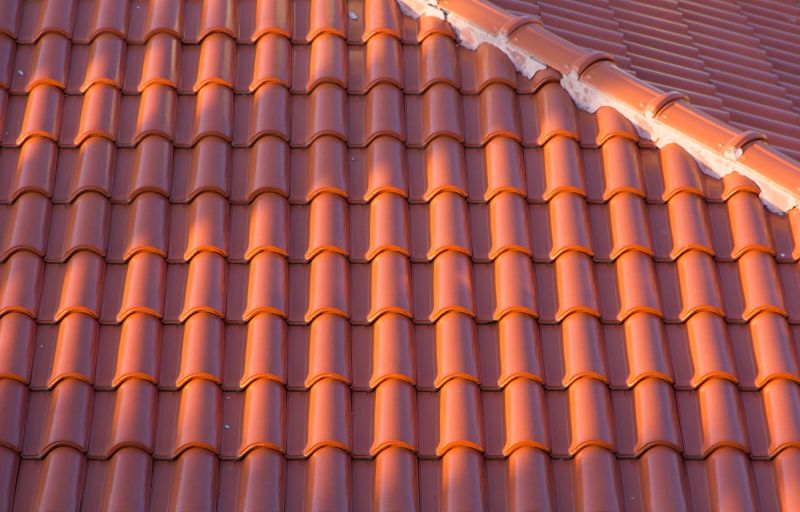 Clay Tile Roof Close-up