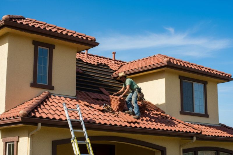 Clay Tile Roof Installation